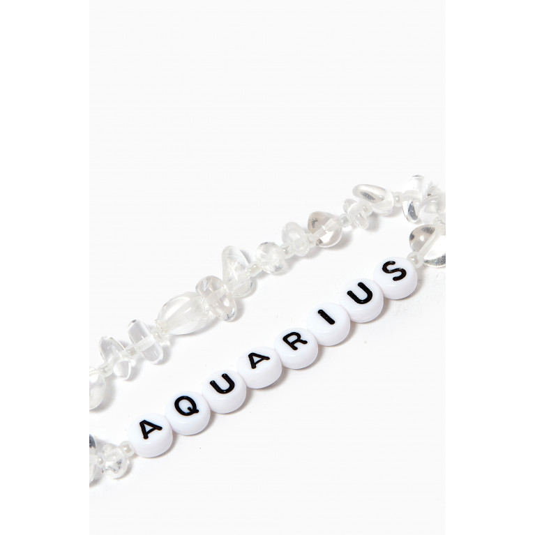 T Balance - "Aquarius" Clear Quartz Crystal Healing Bracelet