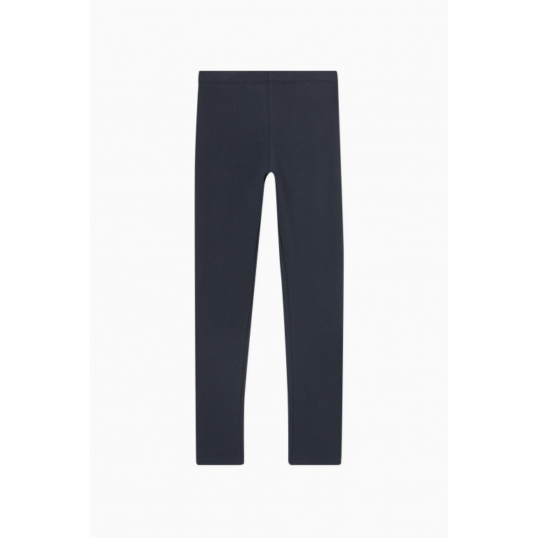 Name It - Elasticated Waistband Leggings in Cotton Blue