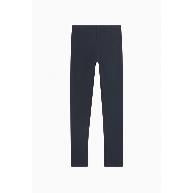 Name It - Elasticated Waistband Leggings in Cotton Blue