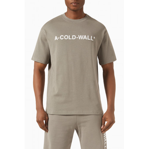A-Cold-Wall* - Essentials T-shirt in Cotton Jersey Grey