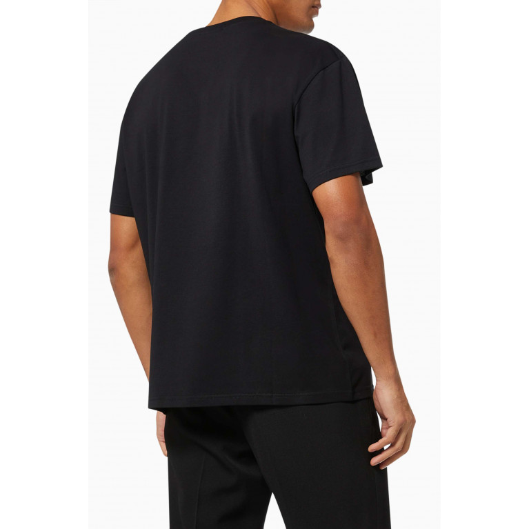 Jw Anderson - Anchor Patch T-shirt in Cotton Black