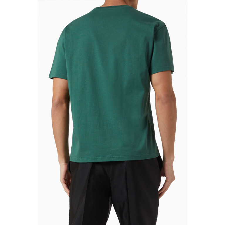 Jw Anderson - Anchor Patch T-shirt in Cotton Green