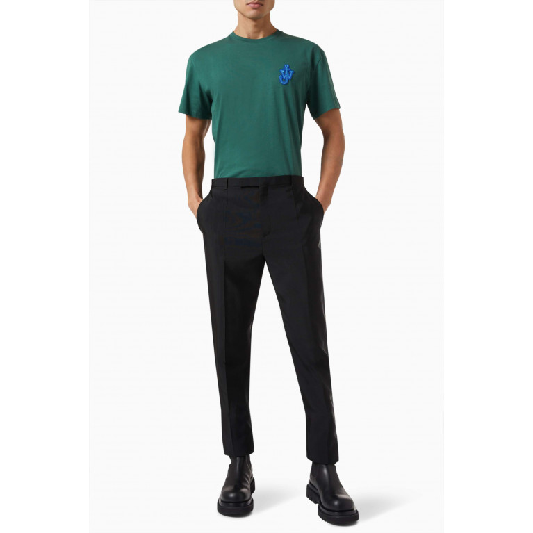 Jw Anderson - Anchor Patch T-shirt in Cotton Green