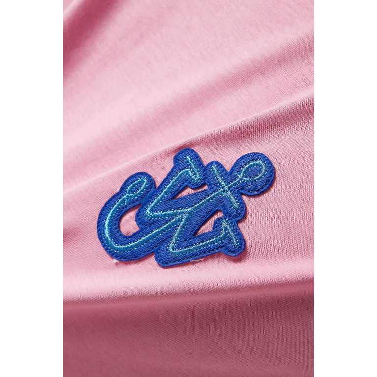 Jw Anderson - Anchor Patch T-shirt in Cotton Pink
