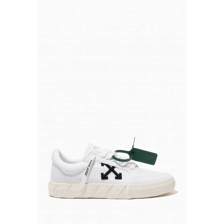 Off-White - Vulcanized Sneakers in Canvas White