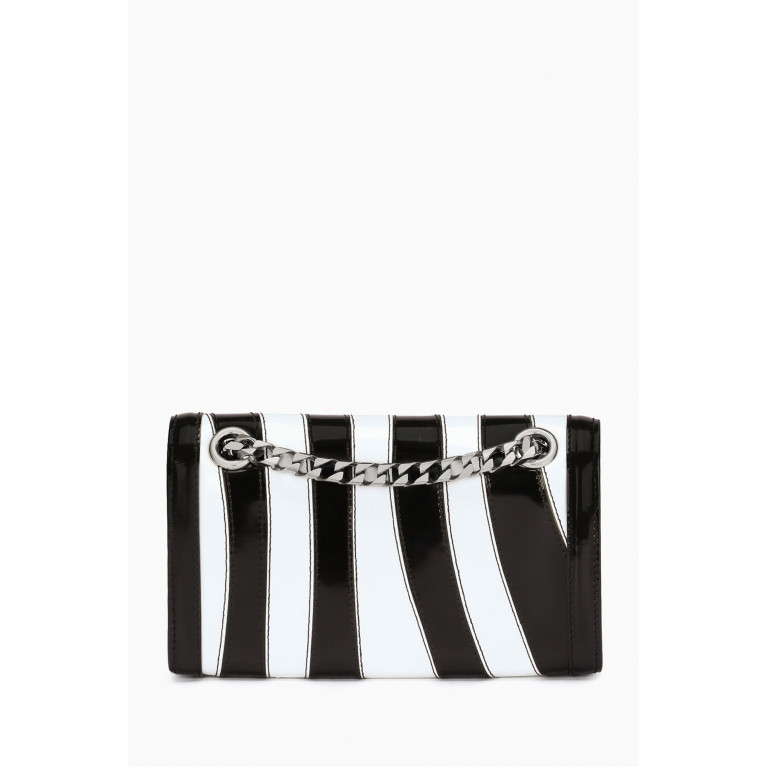 Dolce & Gabbana - Zebra Patchwork Crossbody Bag in Calf Leather