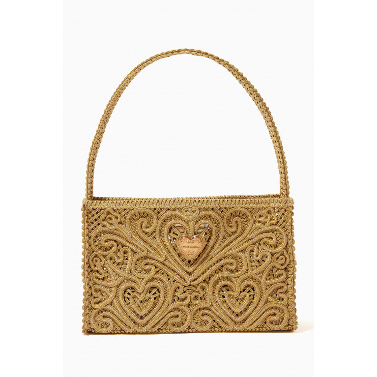 Dolce & Gabbana - Beatrice Small Shoulder Bag in Cordonetto Lace