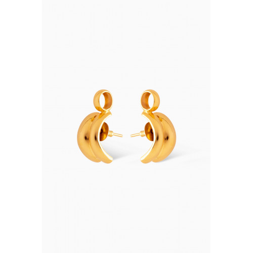 Misho - Convertible Pro Pods Earrings in 22kt Gold-plated Bronze