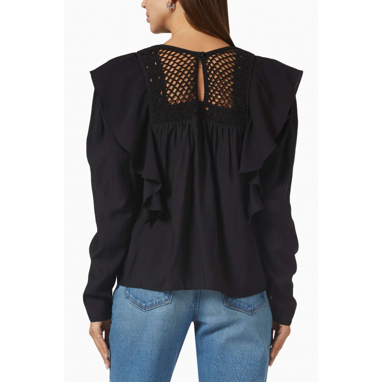 Magali Pascal - Flora Top in Viscose Wool-twill