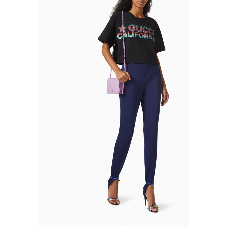 Gucci - Stirrup Trousers in Shiny Lycra