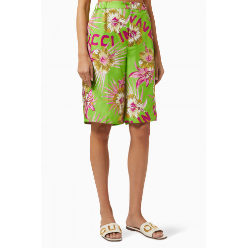 Gucci - Floral Shorts in Silk