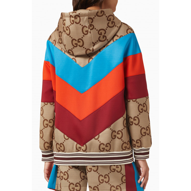 Gucci - Jumbo GG Zip Jacket in Canvas