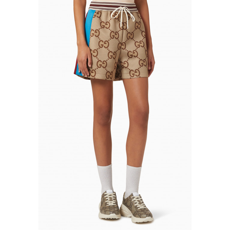 Gucci - Jumbo GG Shorts in Canvas