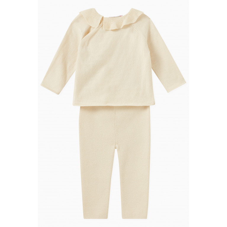 Bonpoint - Anisa Ruffled Pyjama Set in Cotton