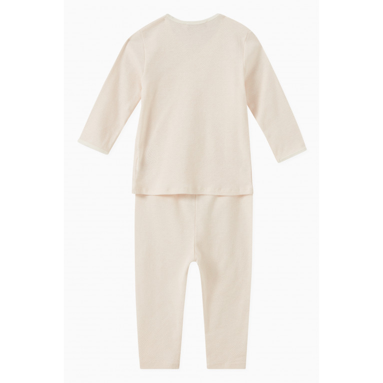 Bonpoint - Wrap-over Pyjama Set in Cotton