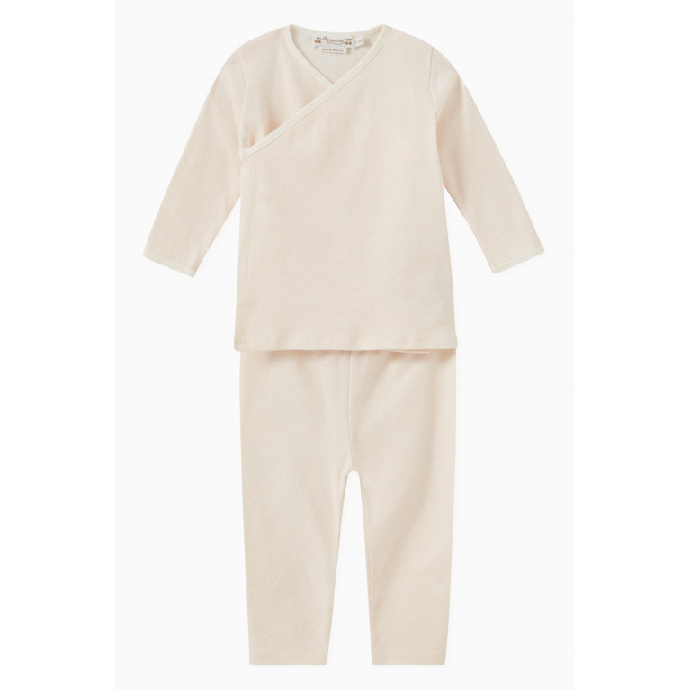Bonpoint - Wrap-over Pyjama Set in Cotton