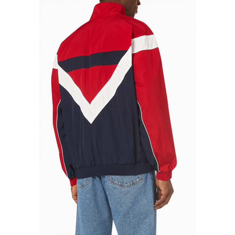 Valentino - Colour-block Track Jacket in Technical Cotton