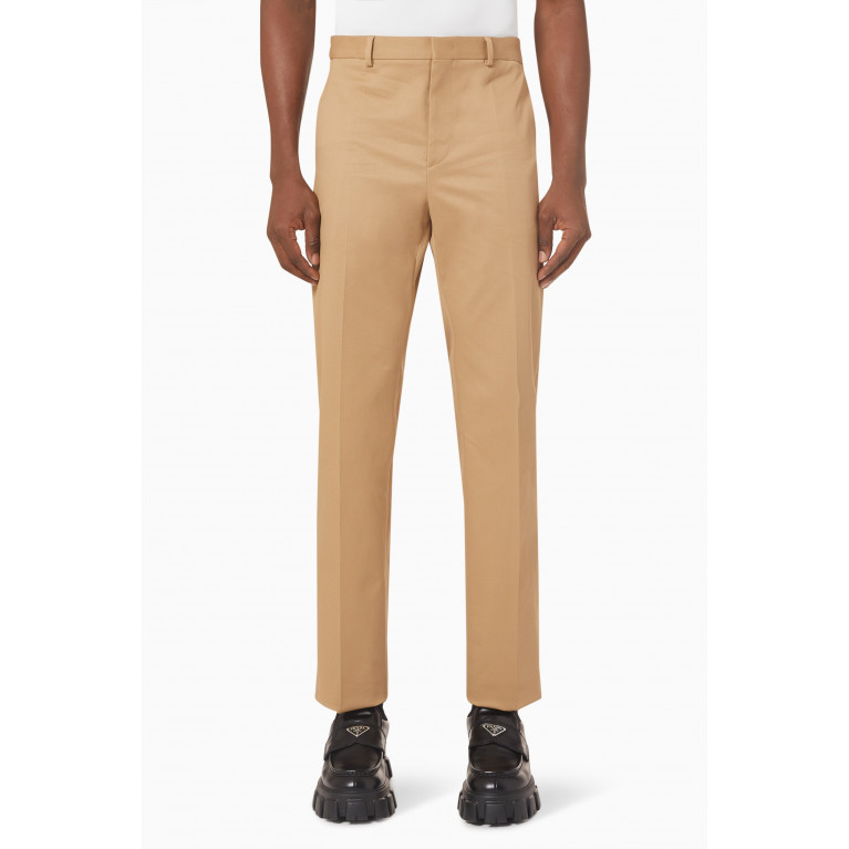 Valentino - Slim-Fit Pants in Cotton Gabardine