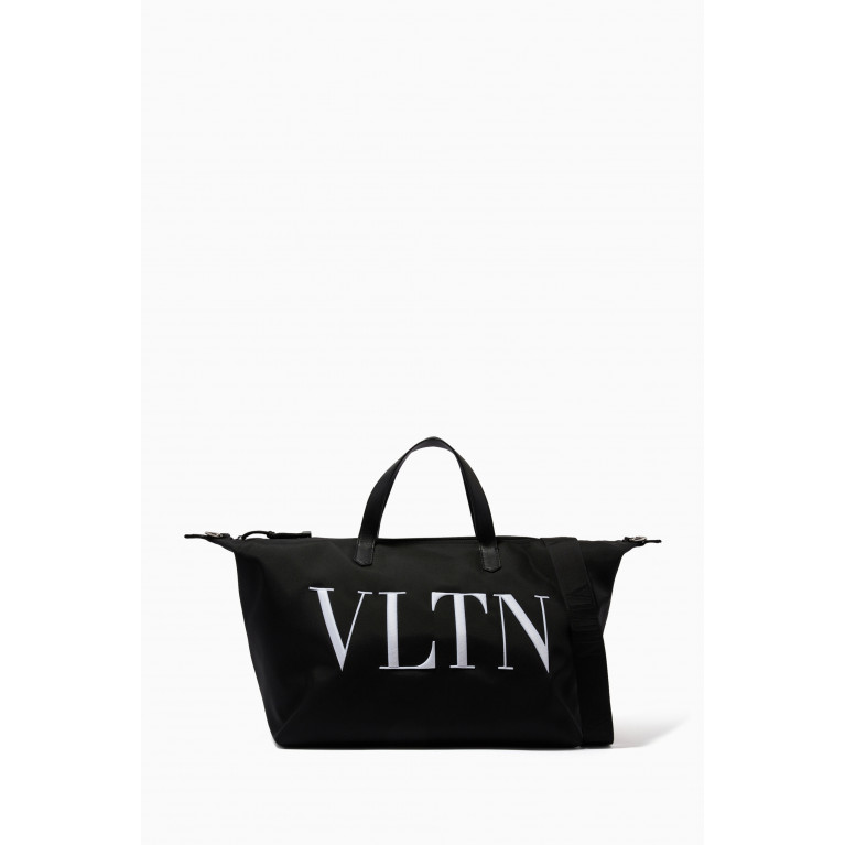 Valentino - VLTN Travel Bag in Nylon Black