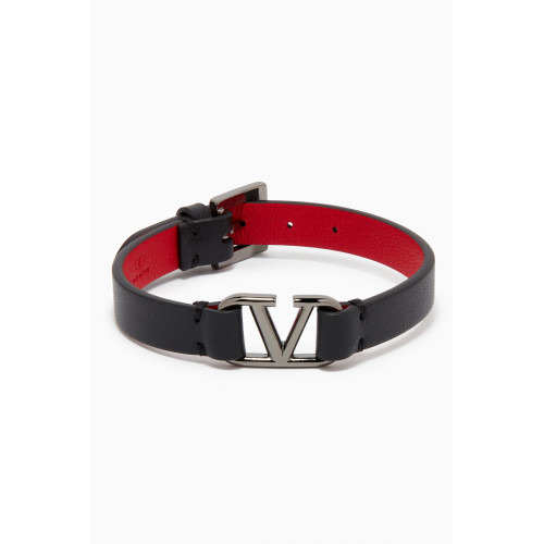 Valentino - Valentino Garavani VLogo Signature Bracelet in Leather