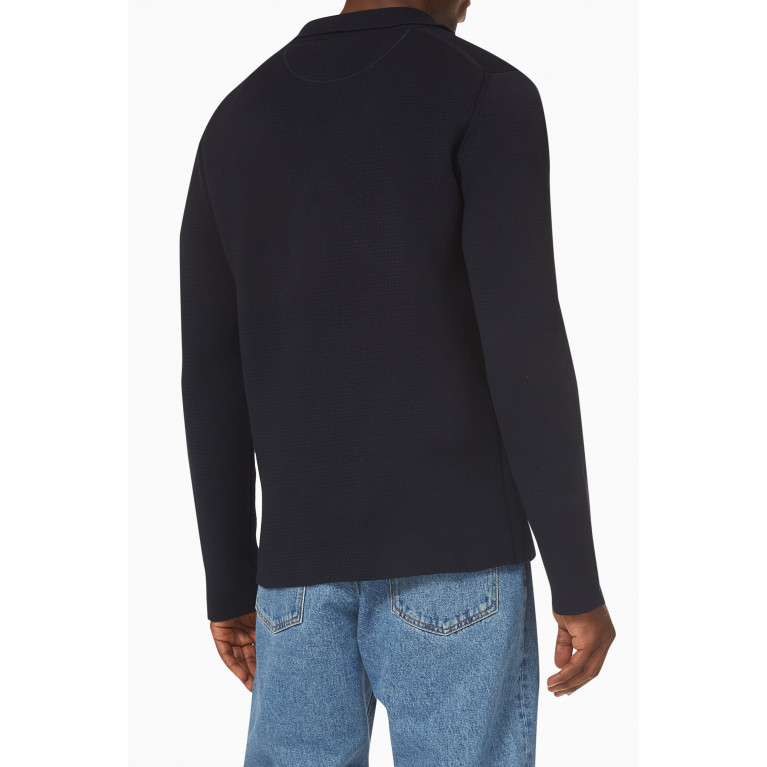 Valentino - VLOGO Double-breasted Cardigan in Cotton Knit