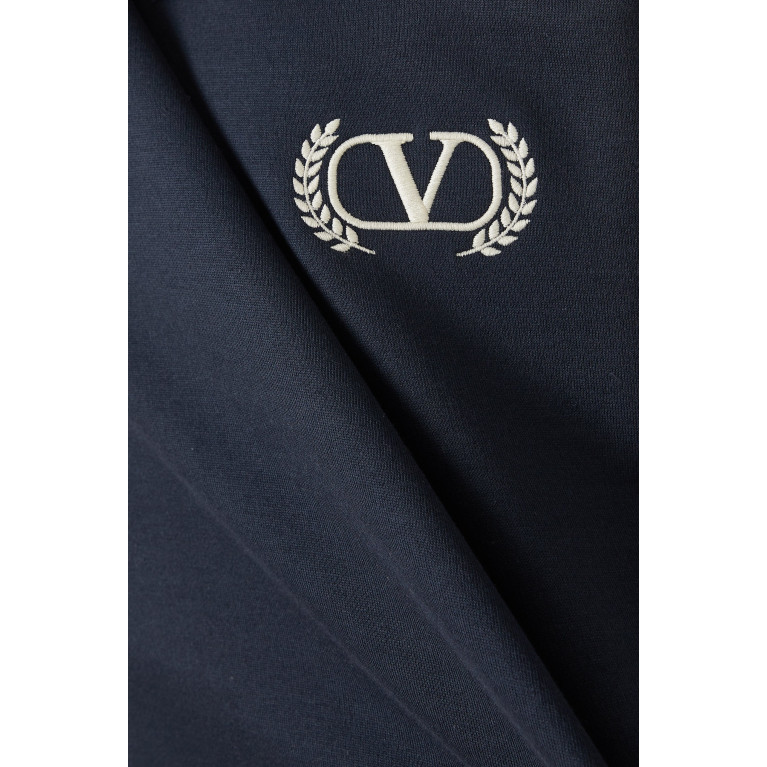 Valentino - Maison Valentino Embroidery Crewneck Sweatshirt in Votton