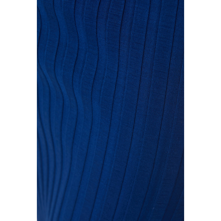 Simon Miller - Macu Midi Skirt in Ribbed Mirco Modal Blue