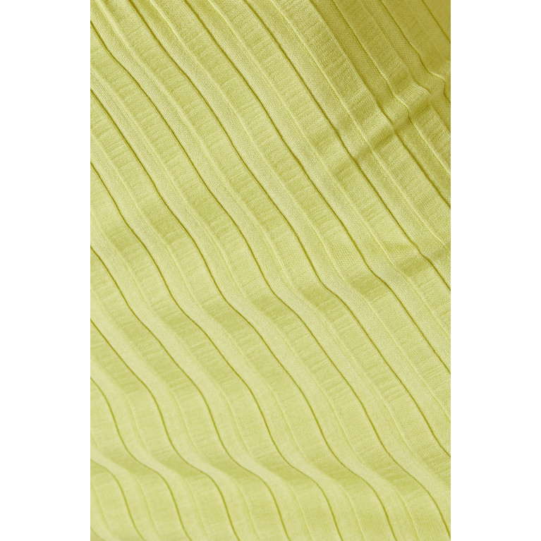 Simon Miller - Macu Midi Skirt in Ribbed Mirco Modal Yellow