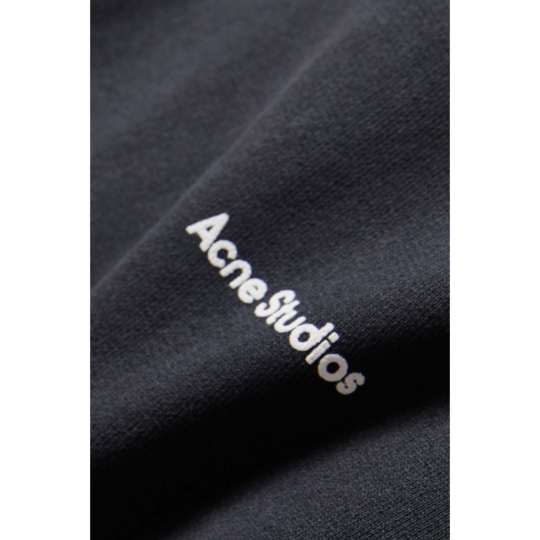 Acne Studios - Logo Print Hoodie in Organic Cotton