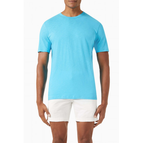 Theory - Essential T-shirt in Cotton Blue