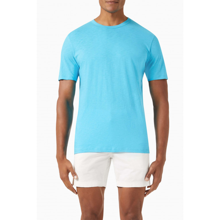Theory - Essential T-shirt in Cotton Blue