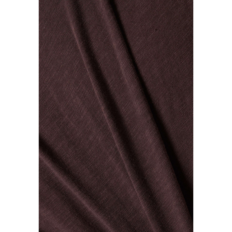 Theory - Essential T-shirt in Cotton Brown