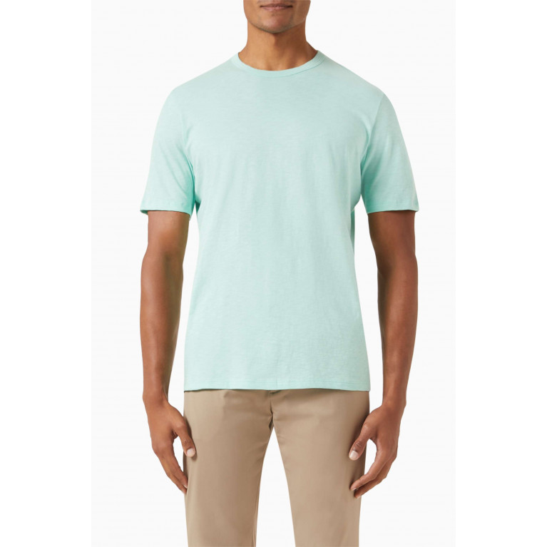 Theory - Essential T-shirt in Cotton Green