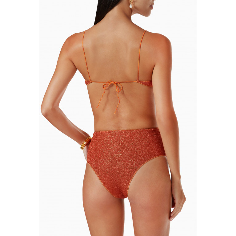 Oséree - Lumiere High Waist Bikini Set Orange
