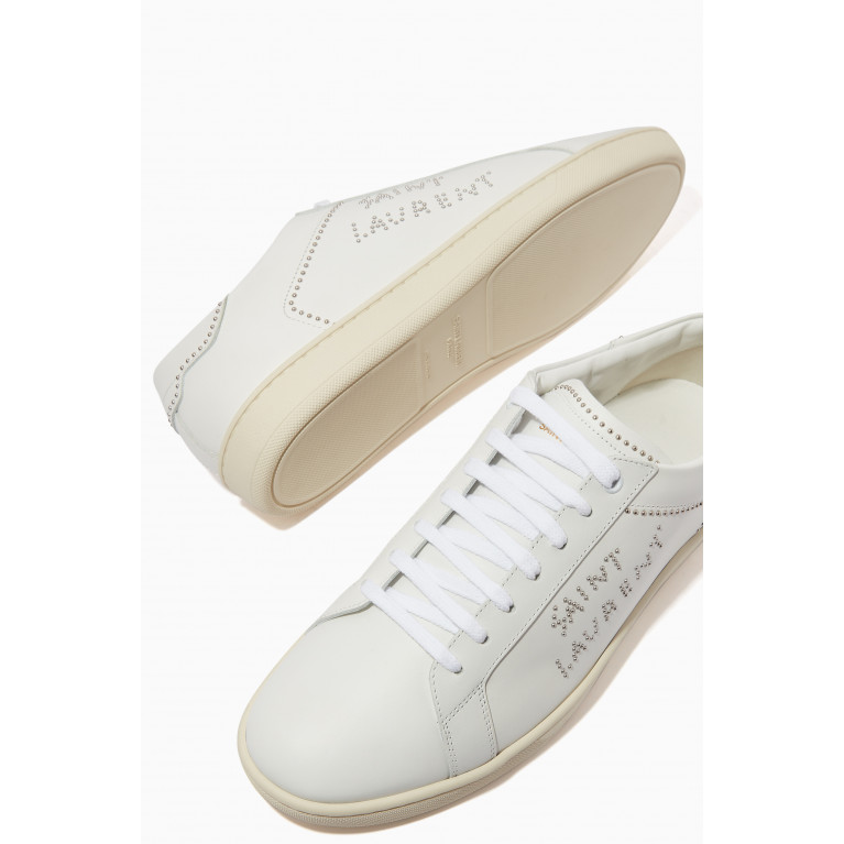 Saint Laurent - SL/08 Low-top Sneakers in Smooth Leather