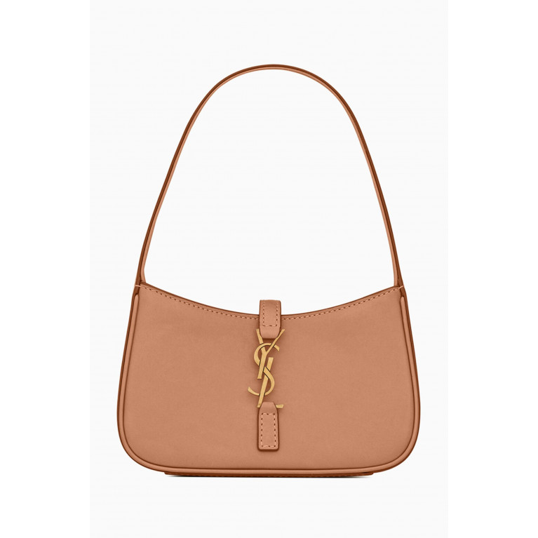 Saint Laurent - Mini Le 5 A 7 Hobo Bag in Vegetable-tanned Leather