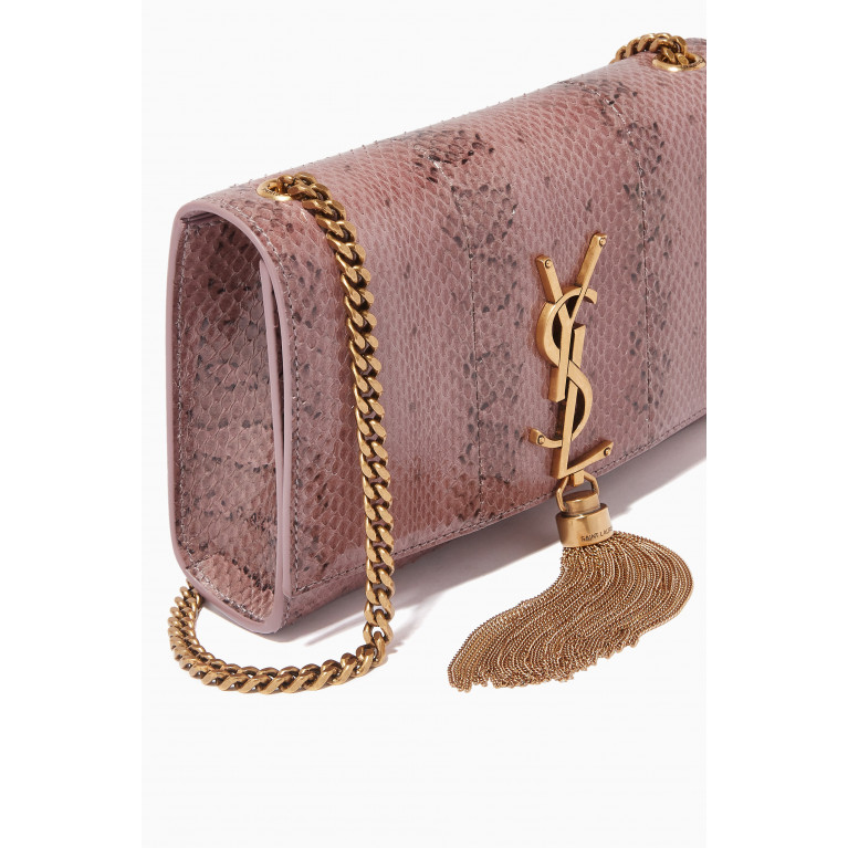 Saint Laurent - Kate Small Chain Bag With Tassel in Lacquered Ayers