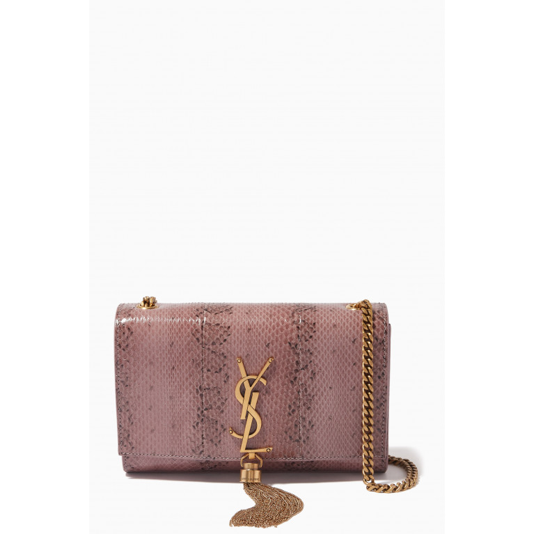 Saint Laurent - Kate Small Chain Bag With Tassel in Lacquered Ayers