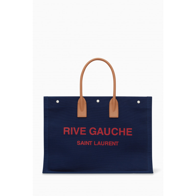 Saint Laurent - Rive Gauche Large Tote Bag in Canvas