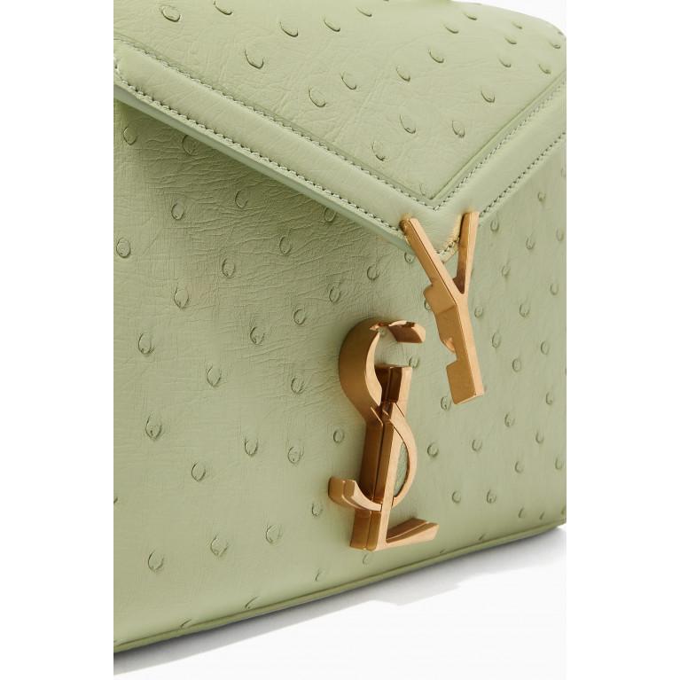 Saint Laurent - Mini Cassandra Top-handle Bag in Ostrich