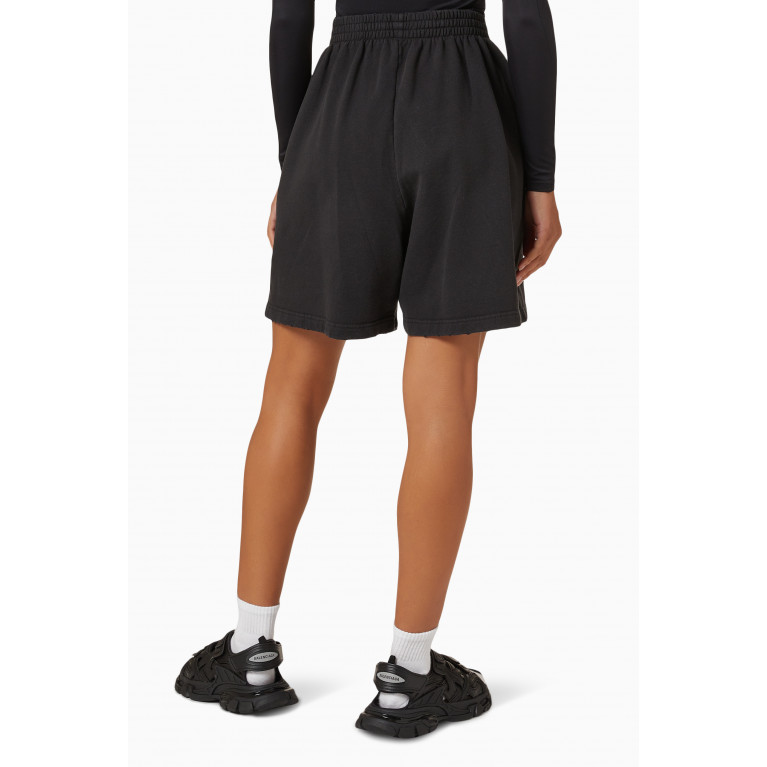 Balenciaga - Logo Sweat Shorts in Cotton Fleece