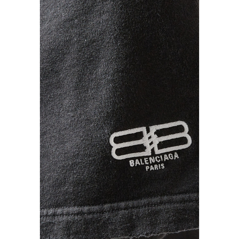 Balenciaga - Logo Sweat Shorts in Cotton Fleece