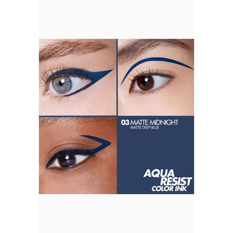 Make Up For Ever - 03 - Matte Midnight Aqua Resist Color Ink, 2ml