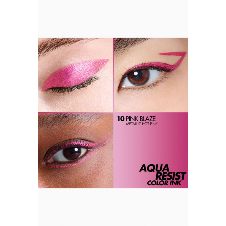 Make Up For Ever - 10 - Pink Blaze Aqua Resist Color Ink, 2ml