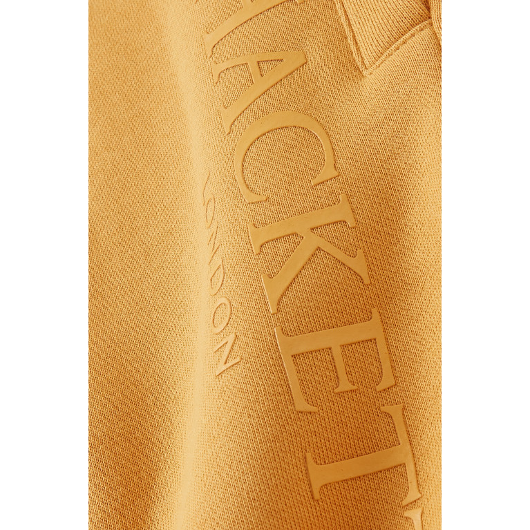Hackett London - Logo Sweat Shorts in Cotton Gold