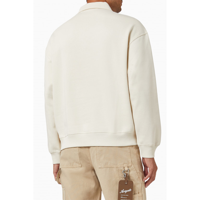Axel Arigato - Signature Polo Sweatshirt in Organic Cotton