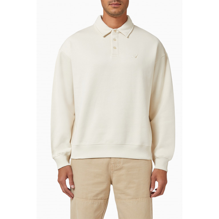 Axel Arigato - Signature Polo Sweatshirt in Organic Cotton