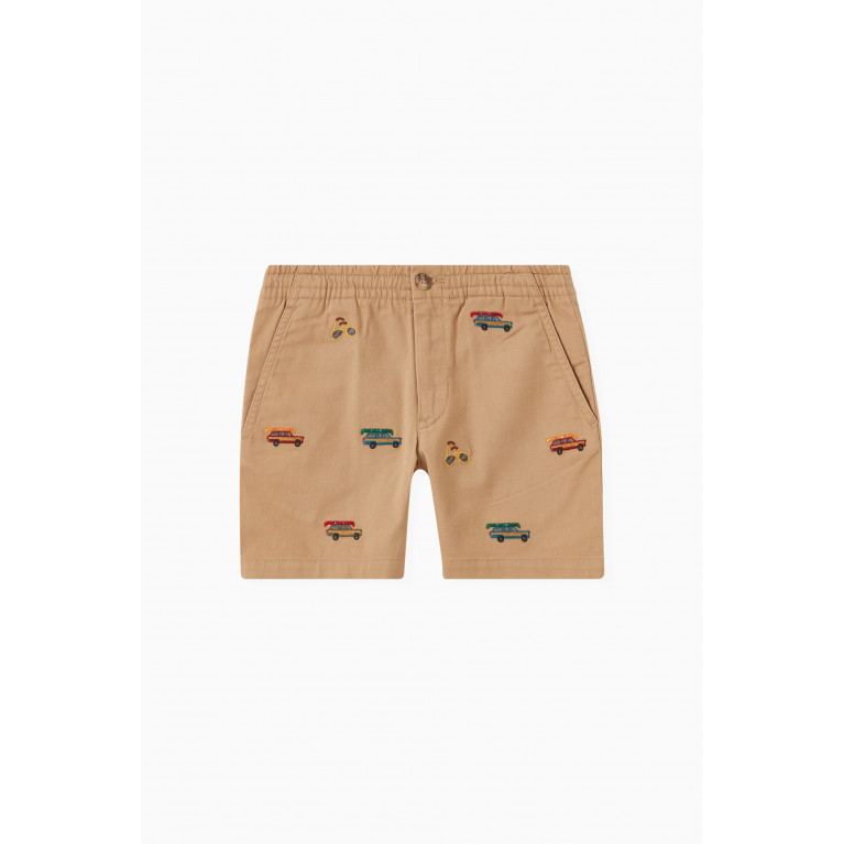 Polo Ralph Lauren - Embroidered Cars Shorts in Cotton