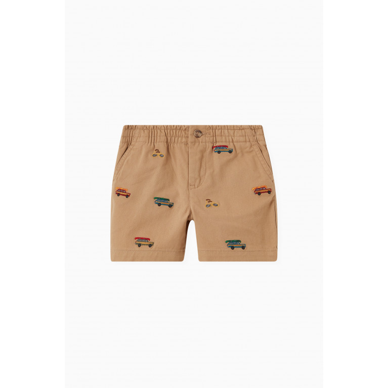 Polo Ralph Lauren - Embroidered Cars Shorts in Cotton