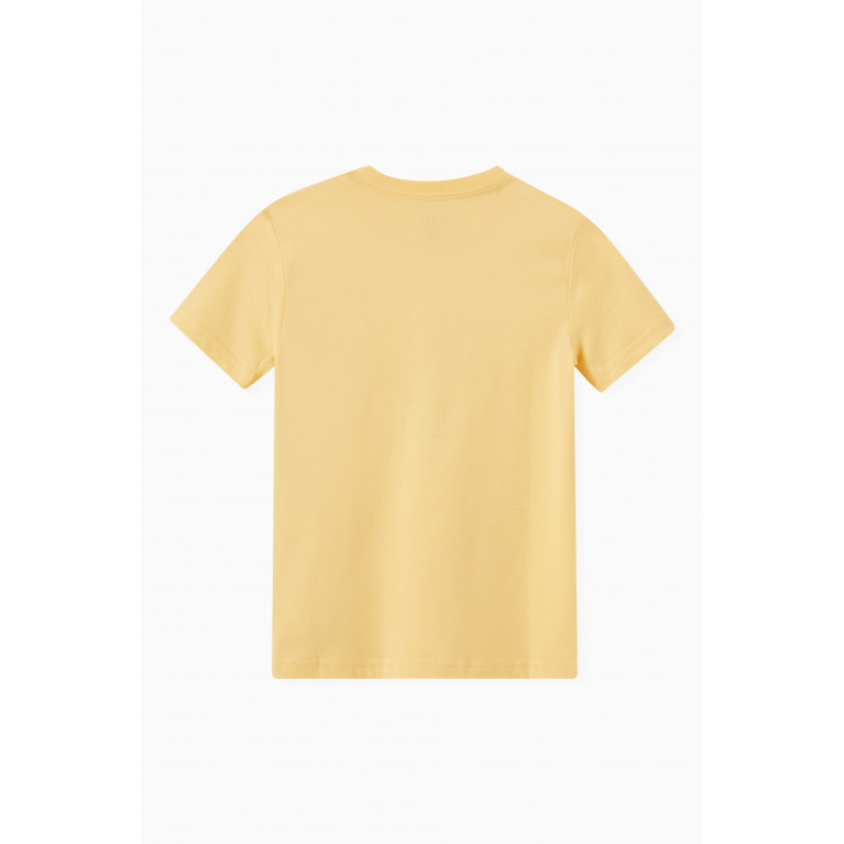 Polo Ralph Lauren - Faded Polo Logo Print T-shirt in Cotton Jersey